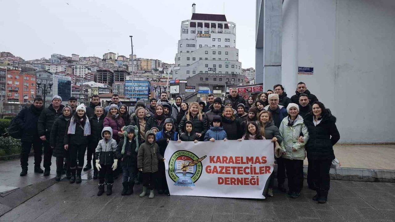 Karaelmas Gazeteciler Derneği'nden 10 Ocak Kutlaması