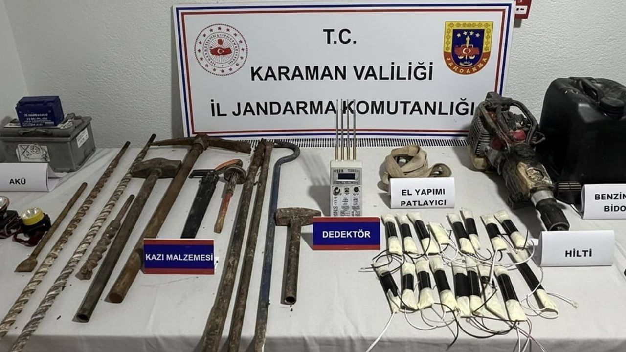 Karaman'da Dinamit ve Uyuşturucu Operasyonu: 6 Kişi Tutuklandı