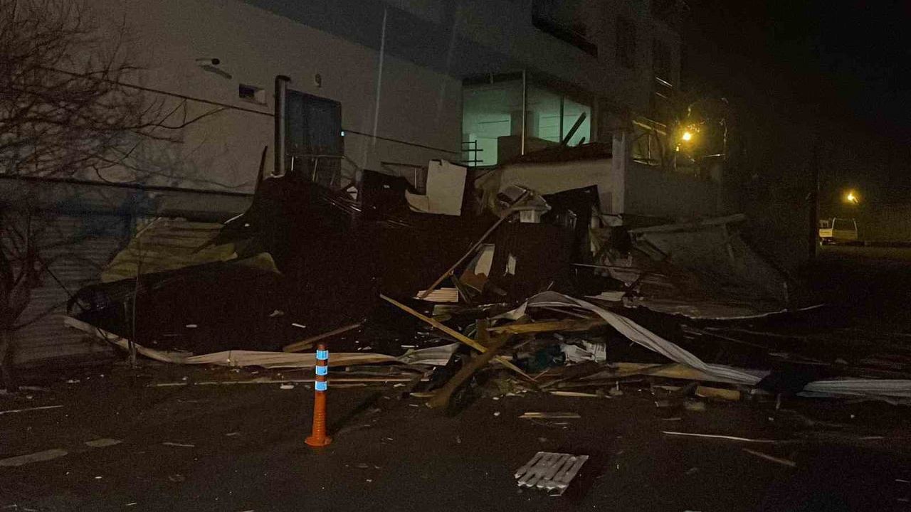 Karaman'da Fırtına Hayatı Olumsuz Etkiledi