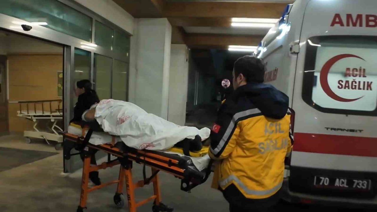 Karaman'da Pencereden Düşme Kazası: Bir Kişi Yaralandı