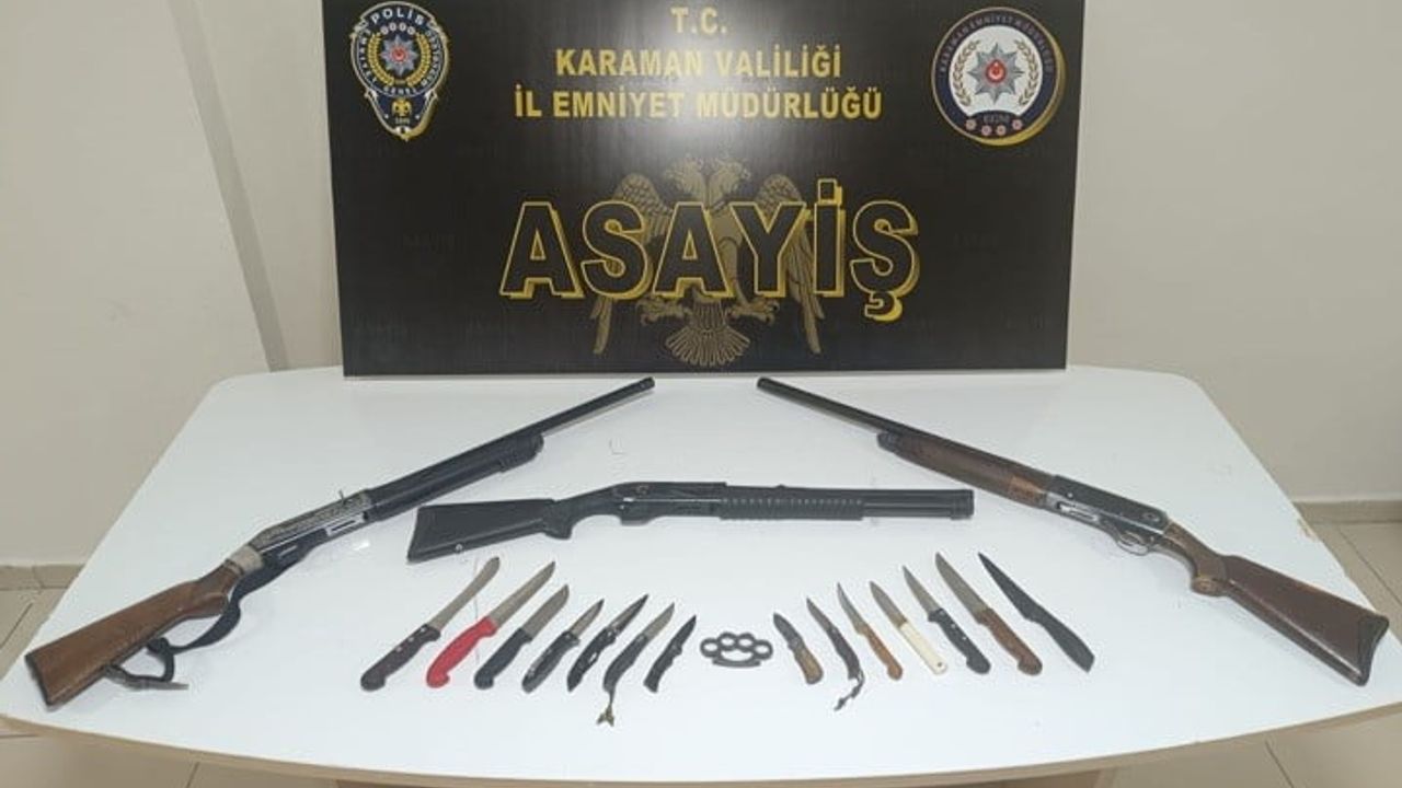 Karaman'da Uyuşturucu ve Kaçak Tütün Operasyonu: 3 Kişi Tutuklandı