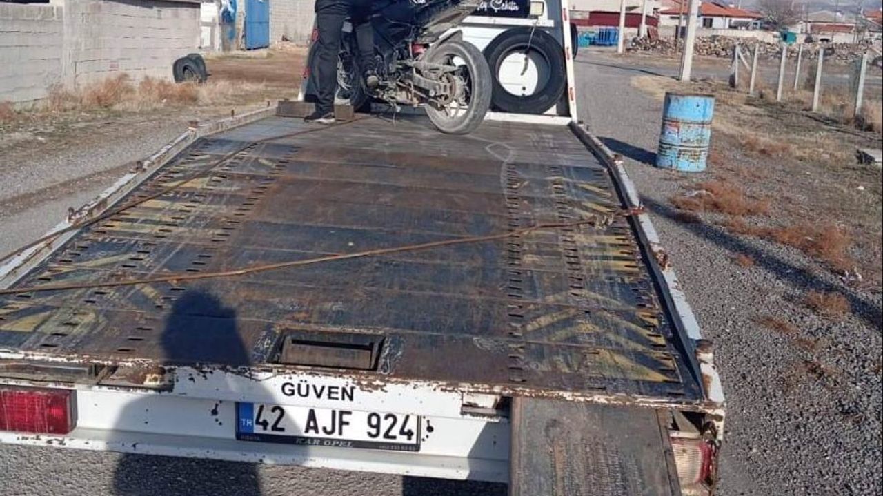 Karapınar’da Motosiklet Trafik Denetimleri
