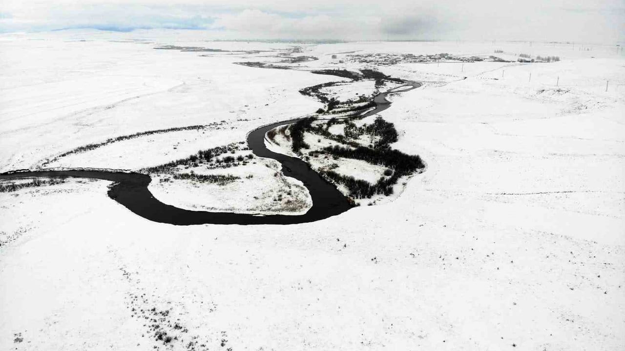 Kars'ta Karla Kaplı Eşsiz Manzaralar