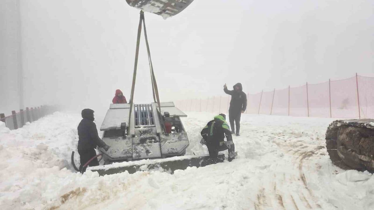 Kartepe'de Kuzuyayla Kızak Pisti'ne Yeni Yürüyen Bant Sistemi Geliyor