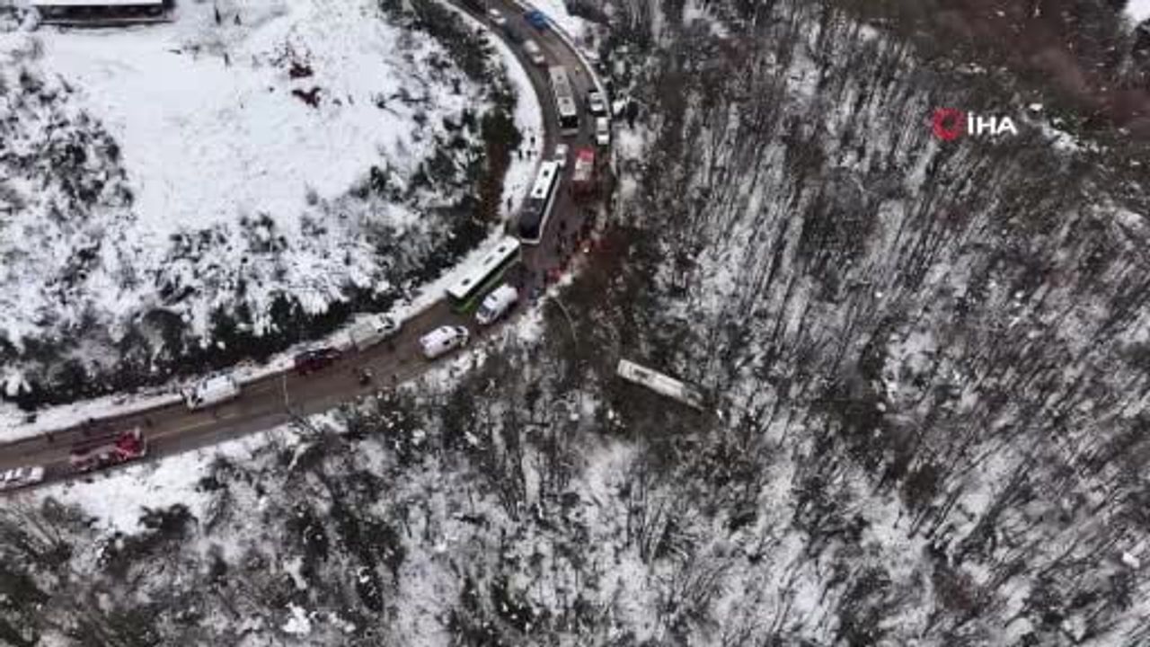 Kartepe'de Otobüs Kazası: 39 Yaralı