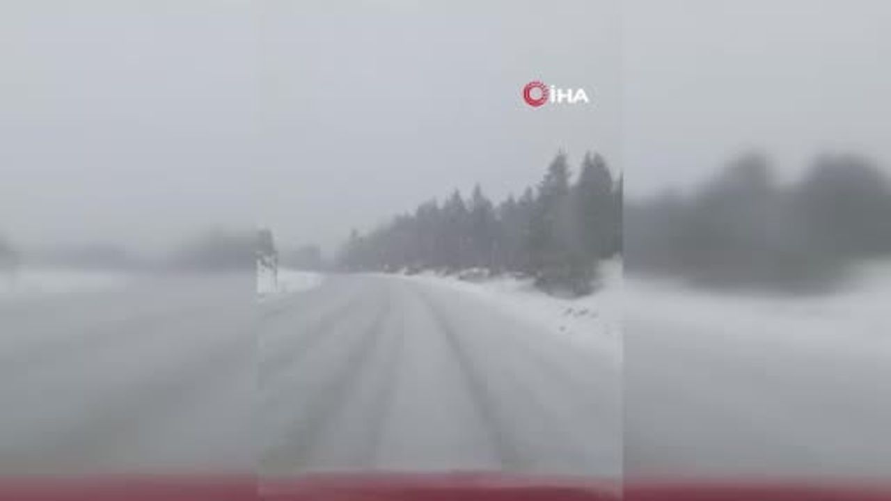 Kastamonu'da Kar Yağışı Etkili Oluyor