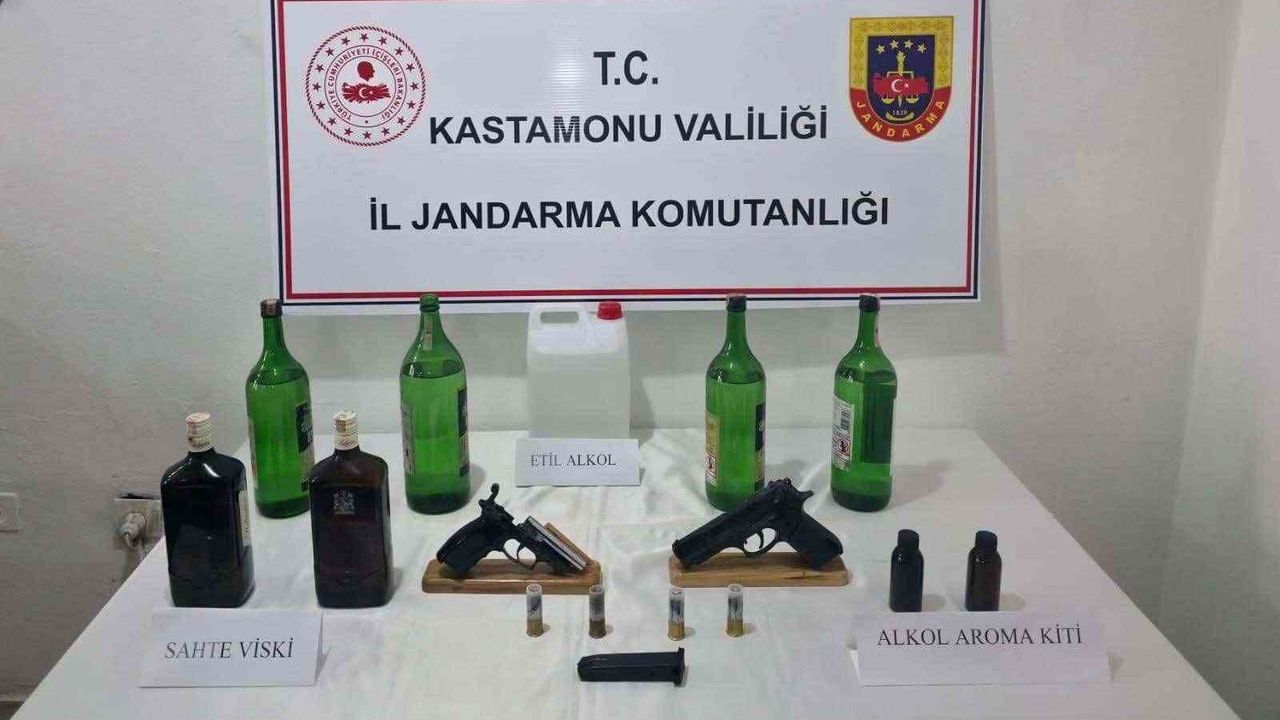 Kastamonu'da Sahte İçki Operasyonu: 4 Gözaltı