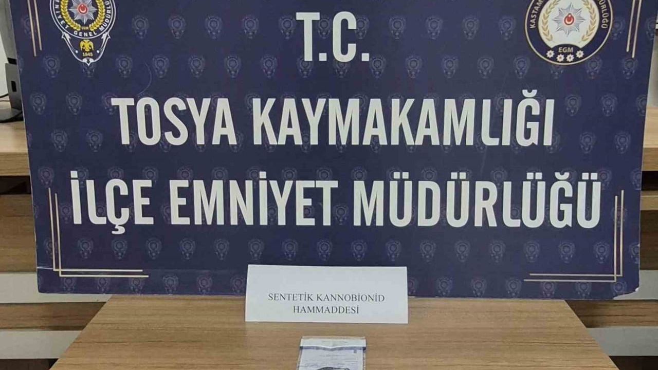Kastamonu'da Uyuşturucuyla Yakalanan Şüpheli Tutuklandı