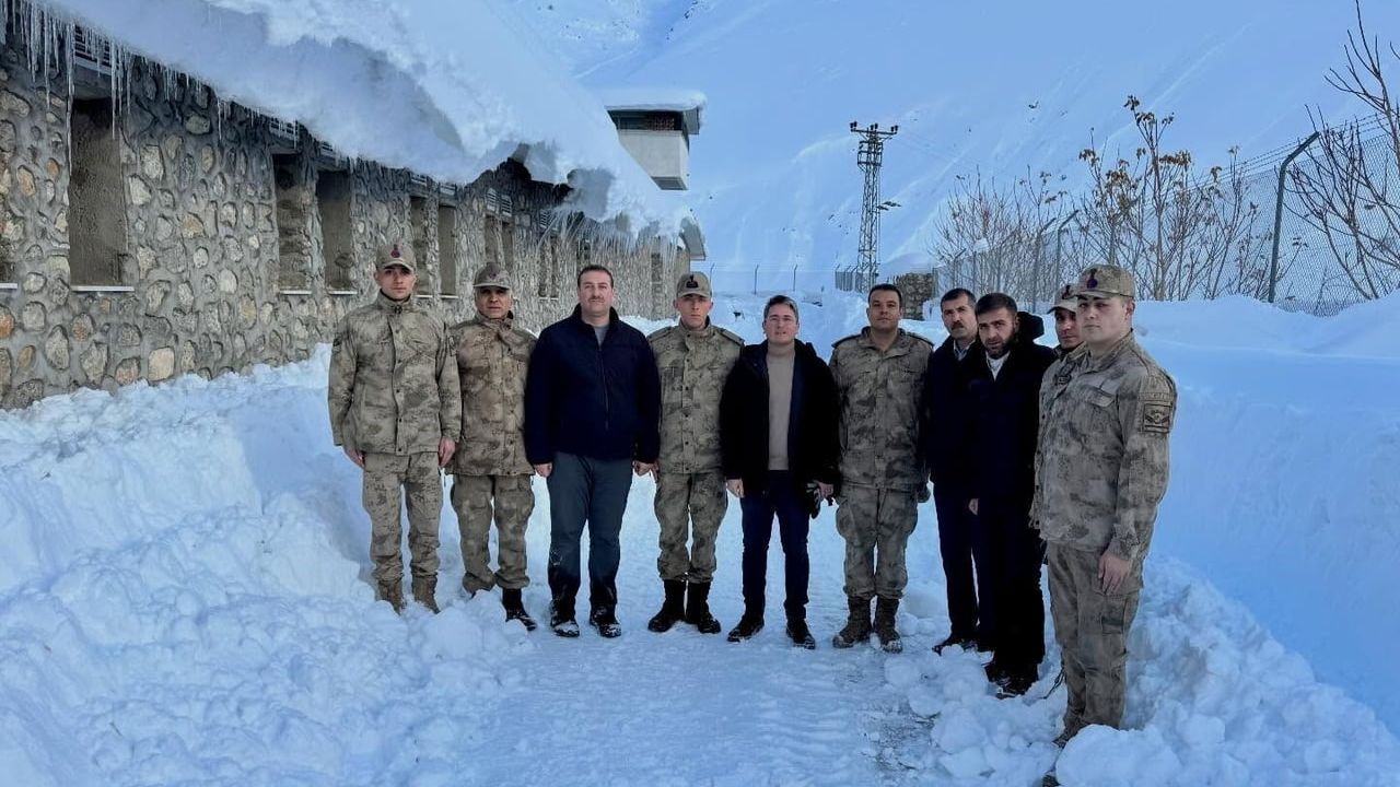 Kaymakam Arıkan'dan Başbağlar Karakolu Ziyareti