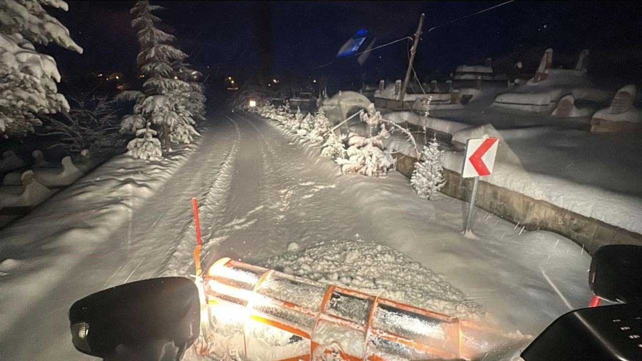 Kayseri Büyükşehir Belediyesi Kırsal Yolları Ulaşıma Açtı