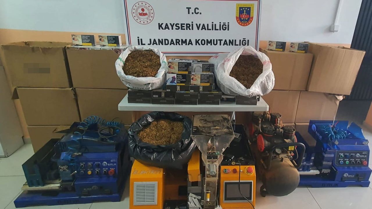 Kayseri'de Jandarmadan Kaçakçılık Operasyonu