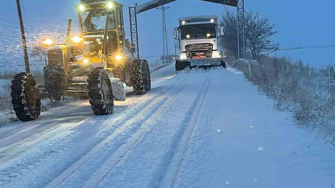 Kayseri'deki Karla Mücadele Çalışmaları