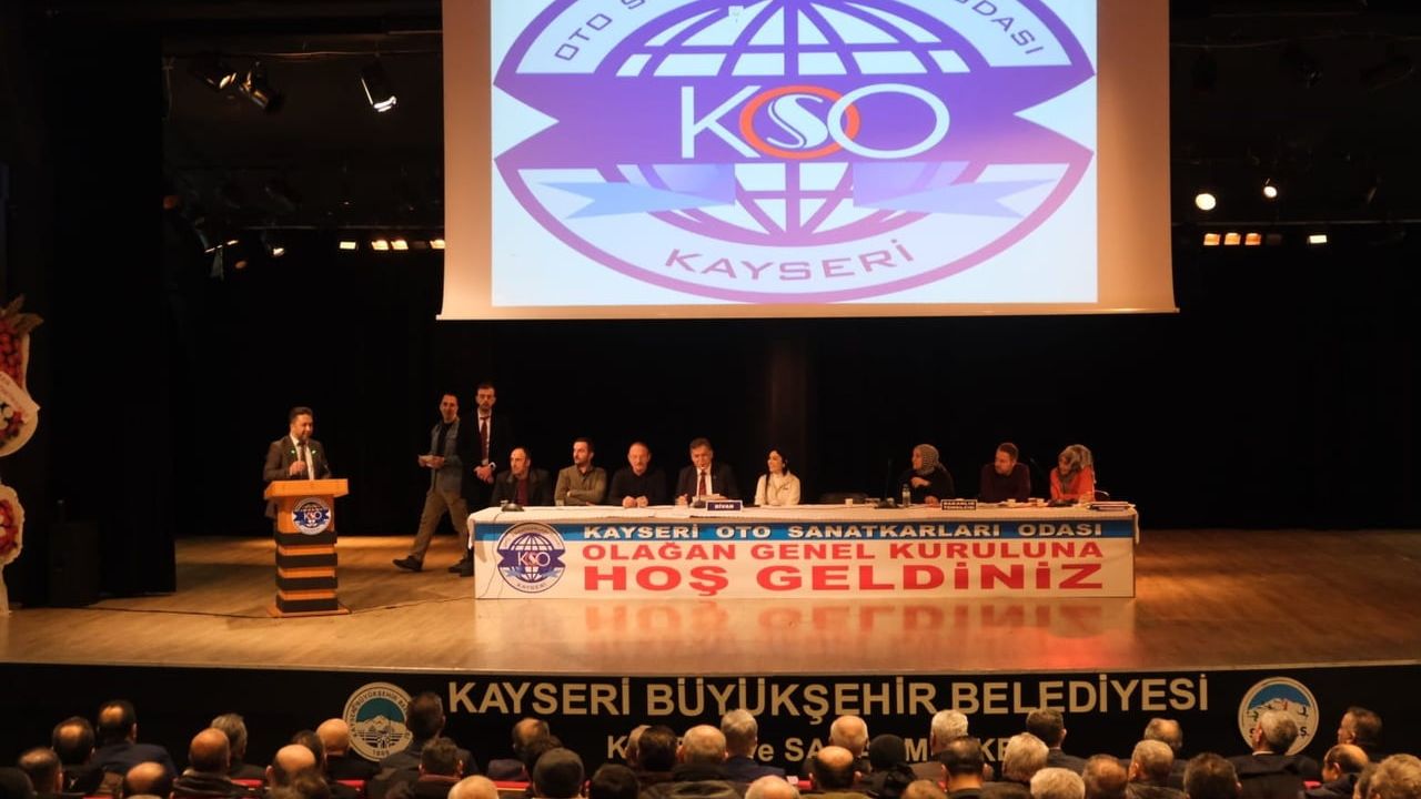 Kayseri Oto Sanatkarlar Odası Genel Kurulu