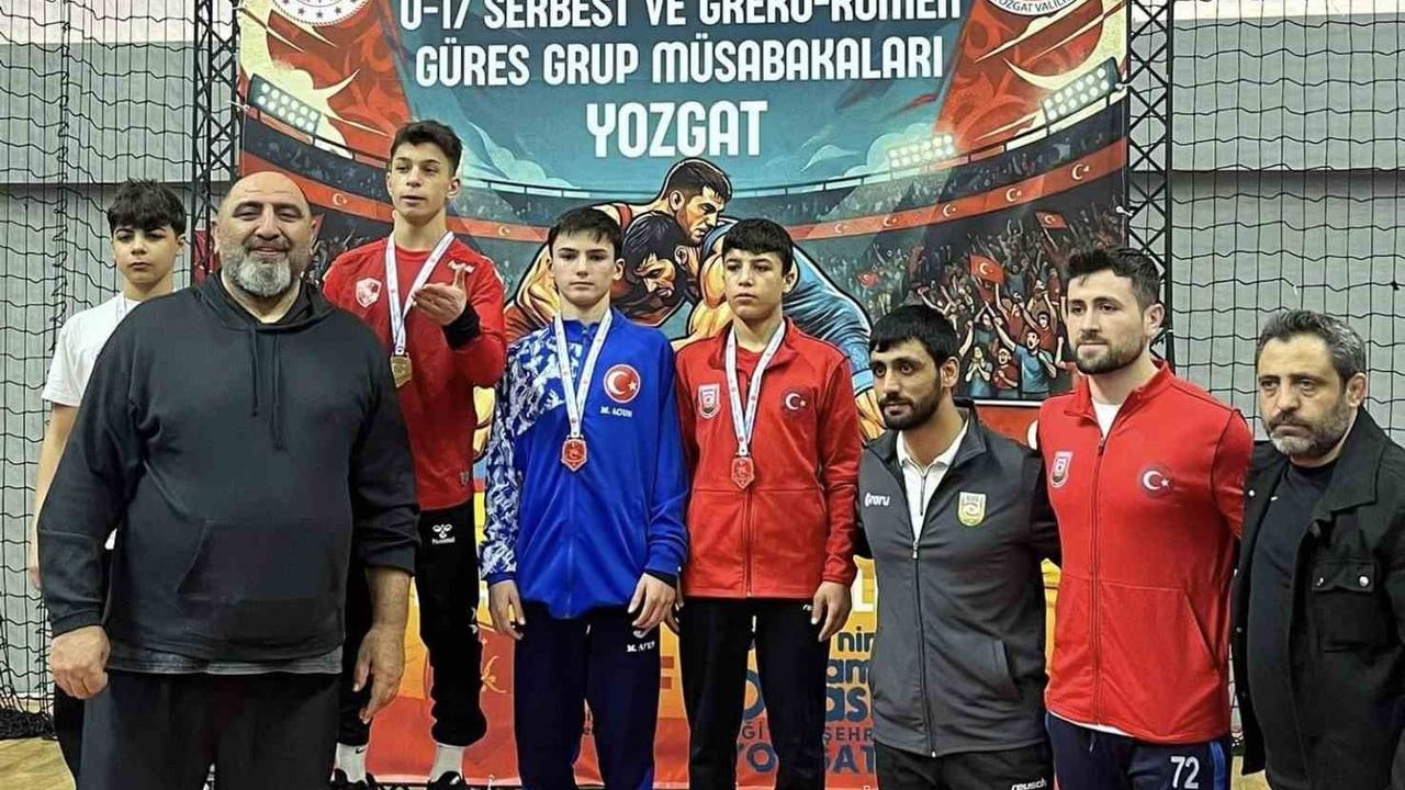Kayseri Rüzgarı U17 Grekoromen Güreş Müsabakalarında Esti