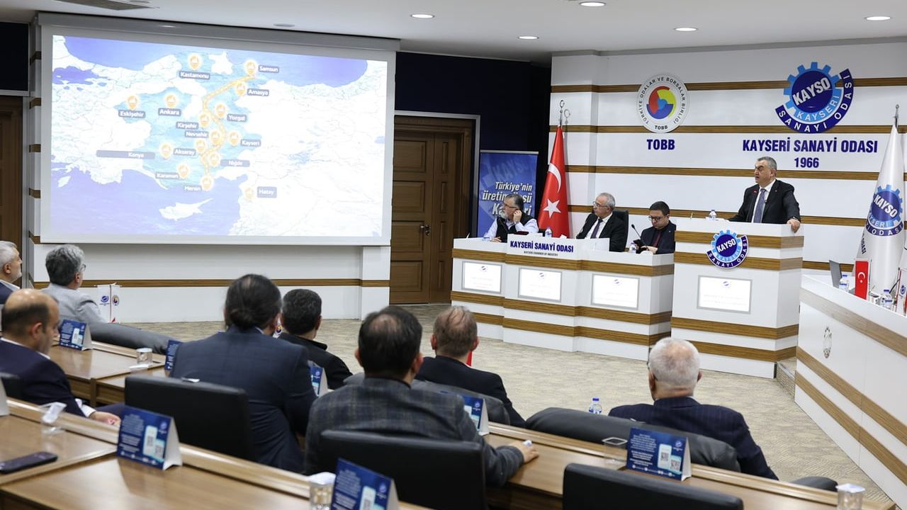 Kayseri Sanayi Odası'ndan Orta Anadolu Üretim Havzası'na Teşekkür