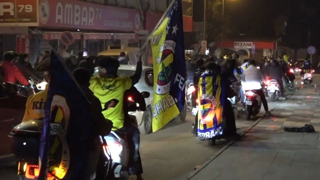 Kilis'te Fenerbahçe'nin Süper Kupa Zaferi Coşkuyla Kutlandı