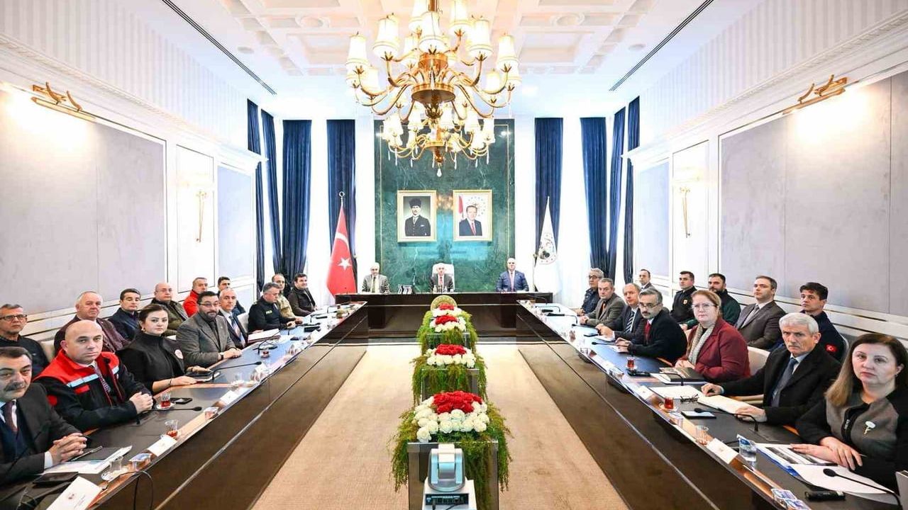 Kırklareli'de Afet Koordinasyon Toplantısı Yapıldı