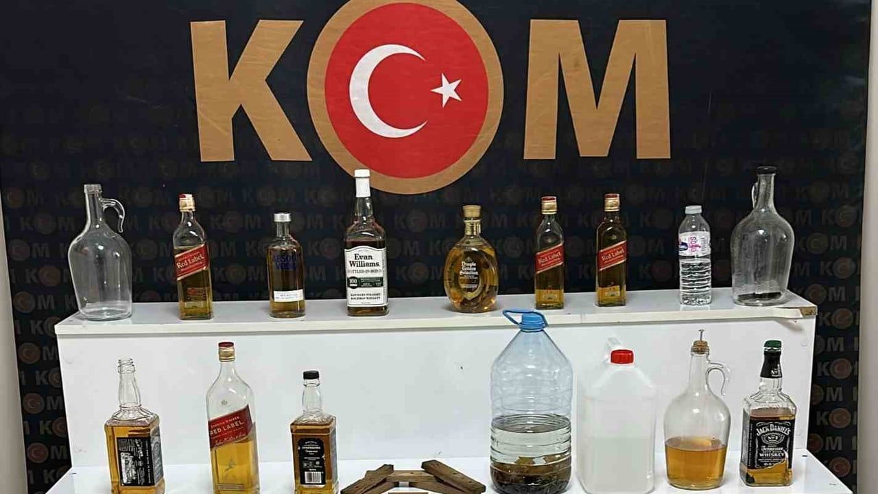 Kırşehir'de Kaçak Alkol Operasyonu