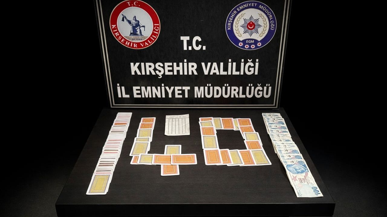 Kırşehir'de Kumar Operasyonu: 34 Bin TL Ceza Uygulandı