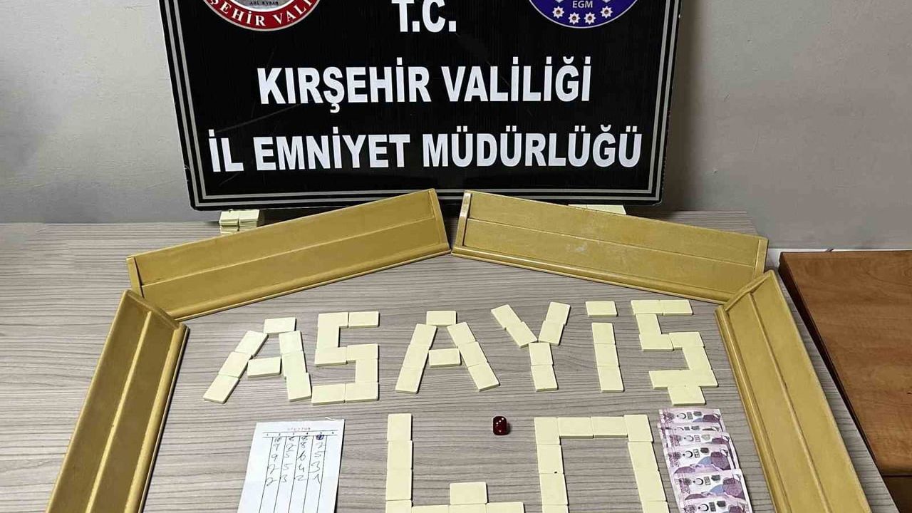 Kırşehir'de Kumar Operasyonu: Kahvehane Baskını