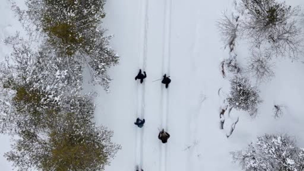 Kış Yürüyüşü ile Gümüşhane'nin Güzellikleri Keşfedildi