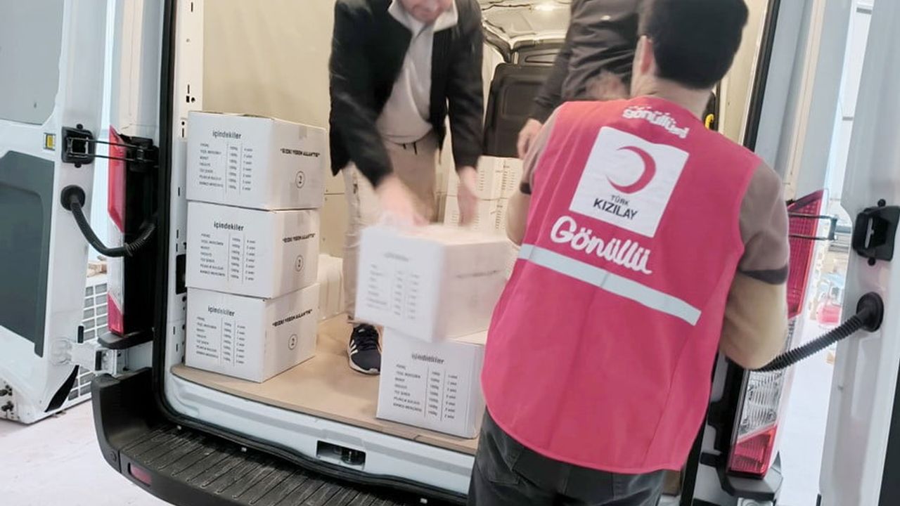 Kızılay'dan Gazipaşa'ya İnsani Yardım