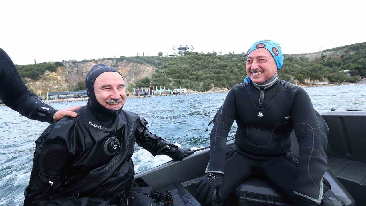 Kocaeli Başkanı Su Altında Ekosistem Müjdesi Verdi
