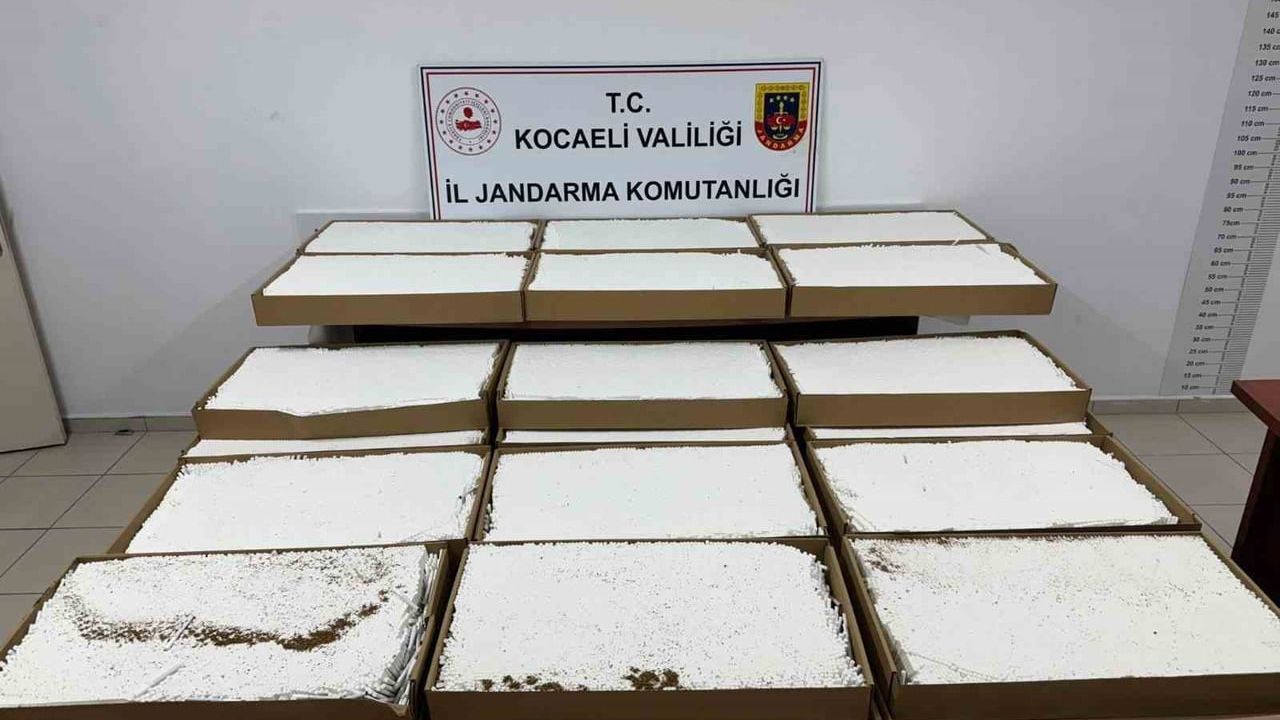 Kocaeli'de 3.5 Milyon TL Değerinde Makaron Ele Geçirildi