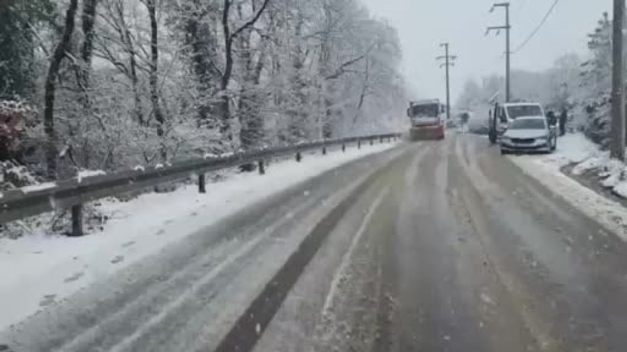 Kocaeli'de Kar Yağışı Başladı