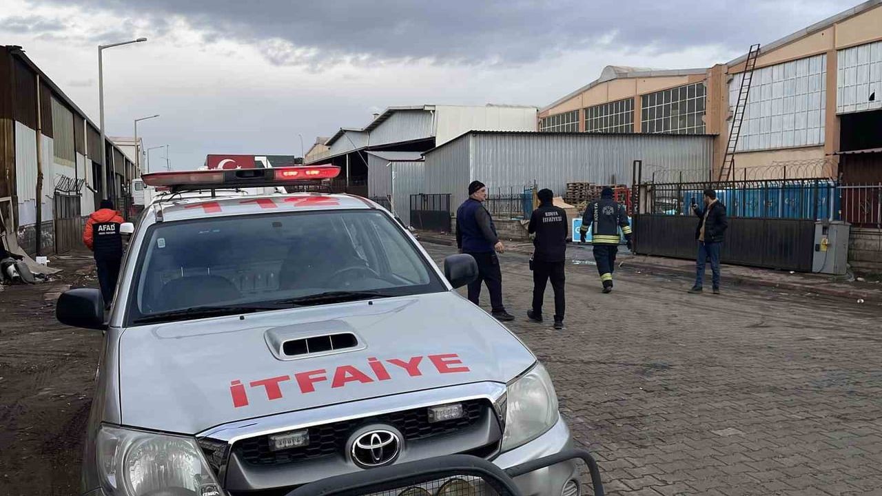 Konya'da Dondurma Deposunda Amonyak Gazı Sızıntısı Olayı