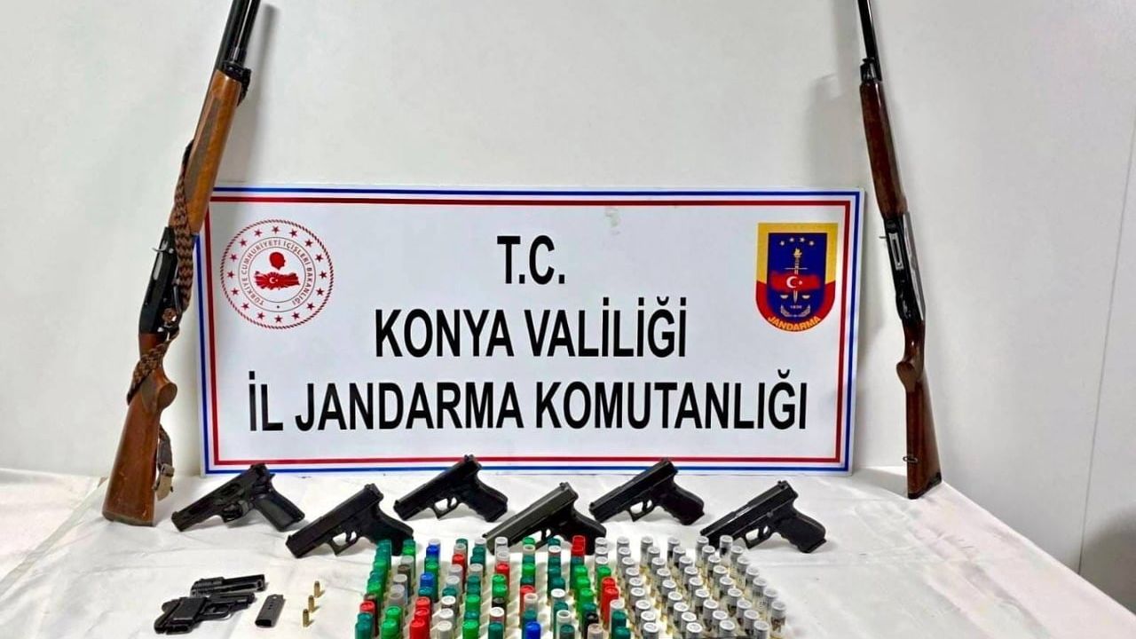 Konya'da Silah Operasyonu: 2 Kişi Tutuklandı