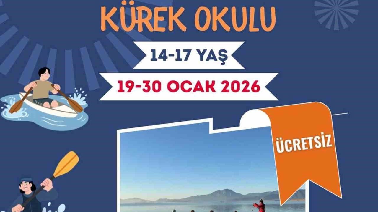 Köyceğiz'de Yarıyıl Tatili Kürek Okulu Başlıyor
