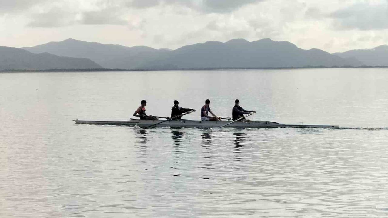 Köyceğiz'de Yarıyıl Tatili Kürek Okulu Eğitimleri Devam Ediyor