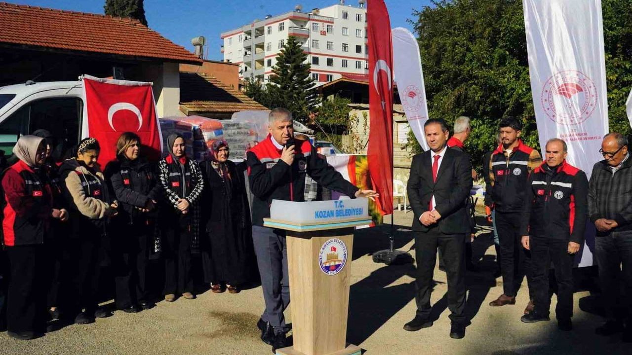 Kozan'da Ayçiçeği Üreticilerine Tohum Desteği