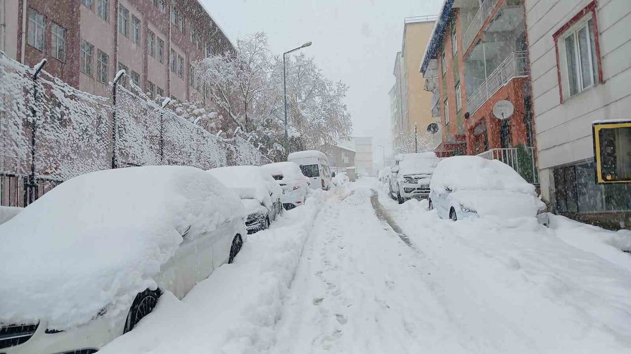 Kulp’ta 10 Yılın En Şiddetli Kar Yağışı