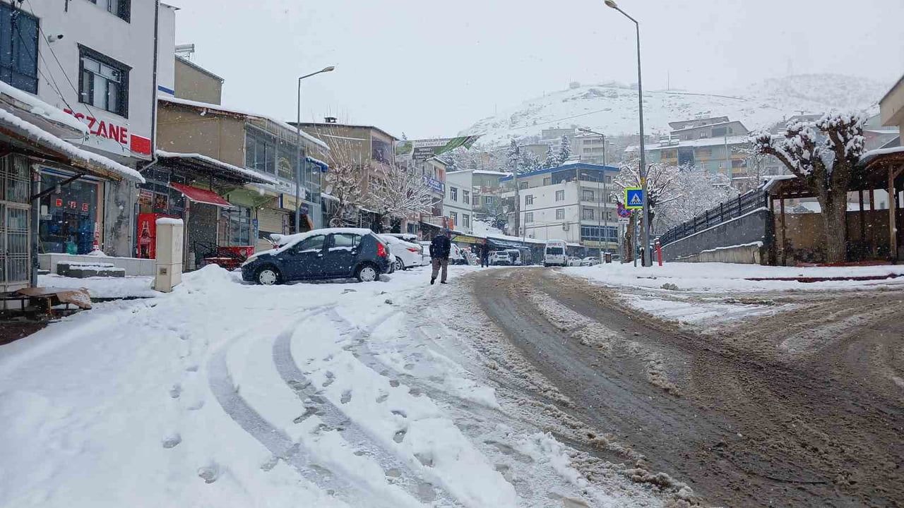 Kulp'ta Kar Yağışı Hayatı Olumsuz Etkiliyor