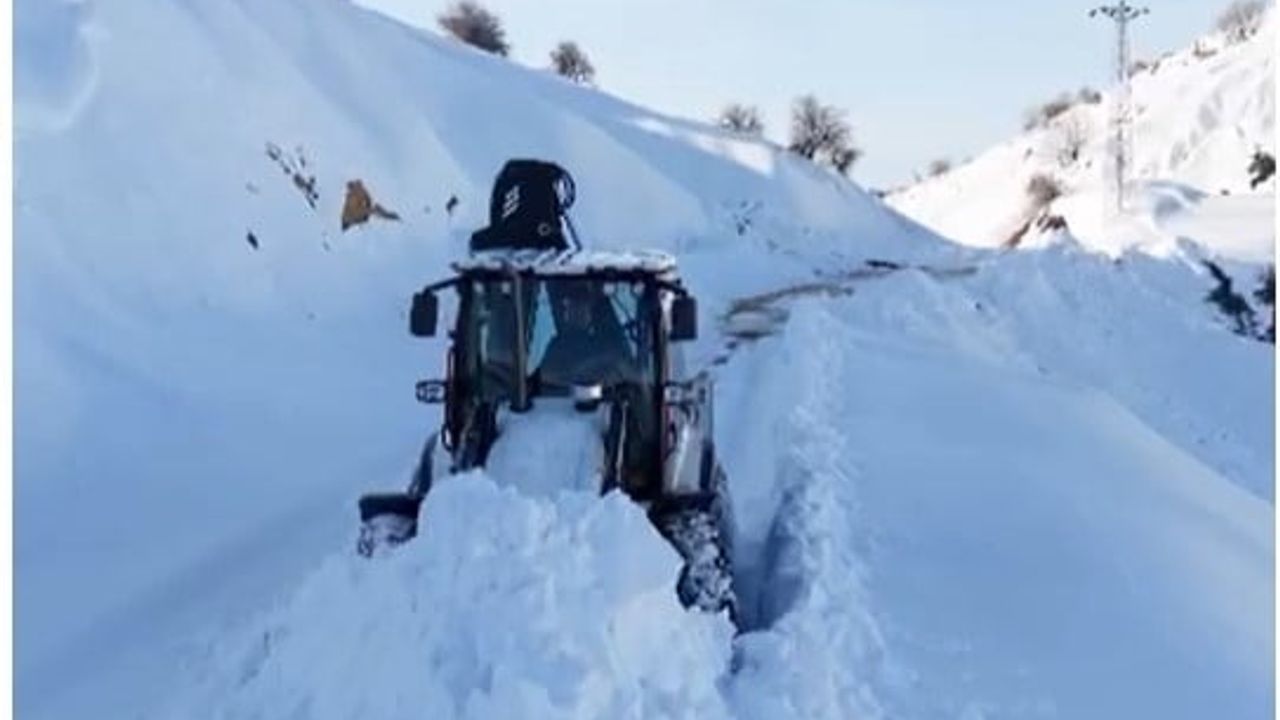 Kulp'ta Kar Yağışı Kartpostallık Manzaralar Yarattı