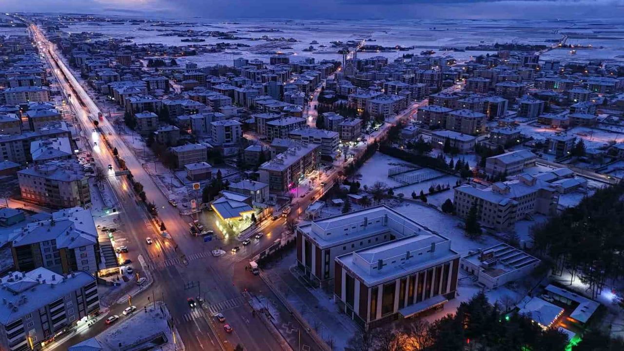 Kulu İlçesinde Kar Yağışı Etkili Oldu