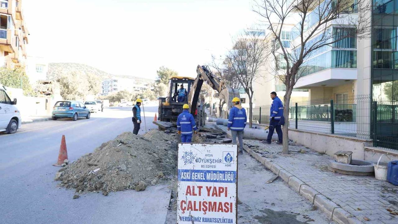 Kuşadası'nda Altyapı Çalışmaları Hızlanıyor