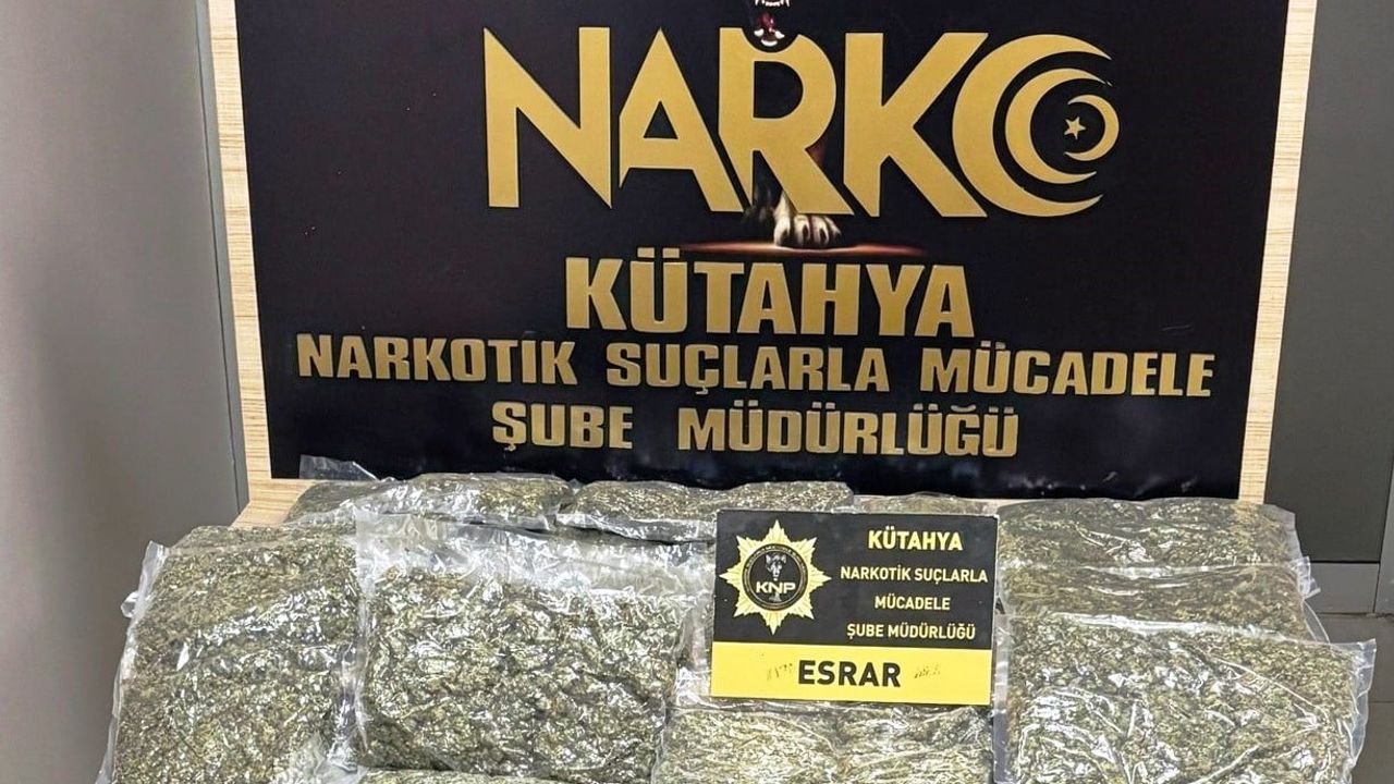 Kütahya'da Uyuşturucu Operasyonu: 4 Tutuklama