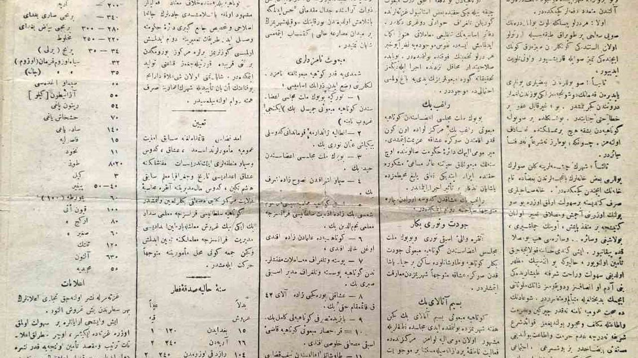 Kütahya'nın 117 Yıllık Basın Tarihi