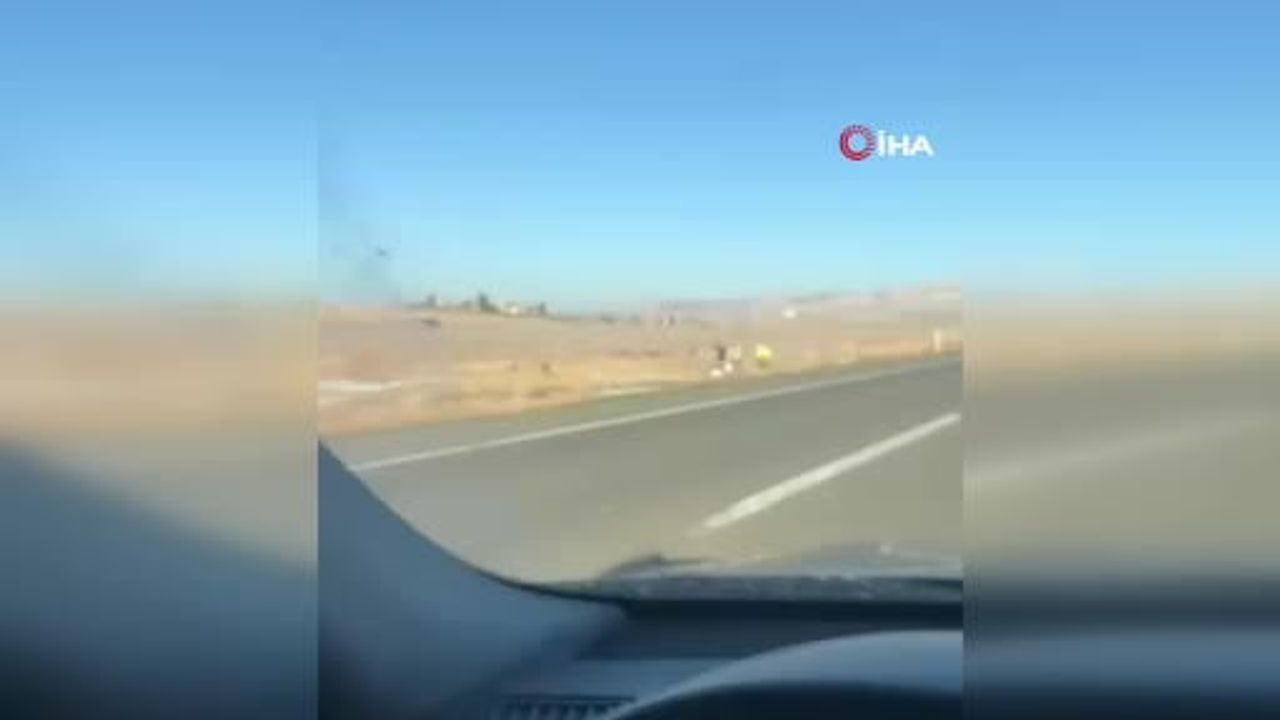 Lastiği Patlayan Araç Şarampole Devrildi: 1 Kişi Yaralı