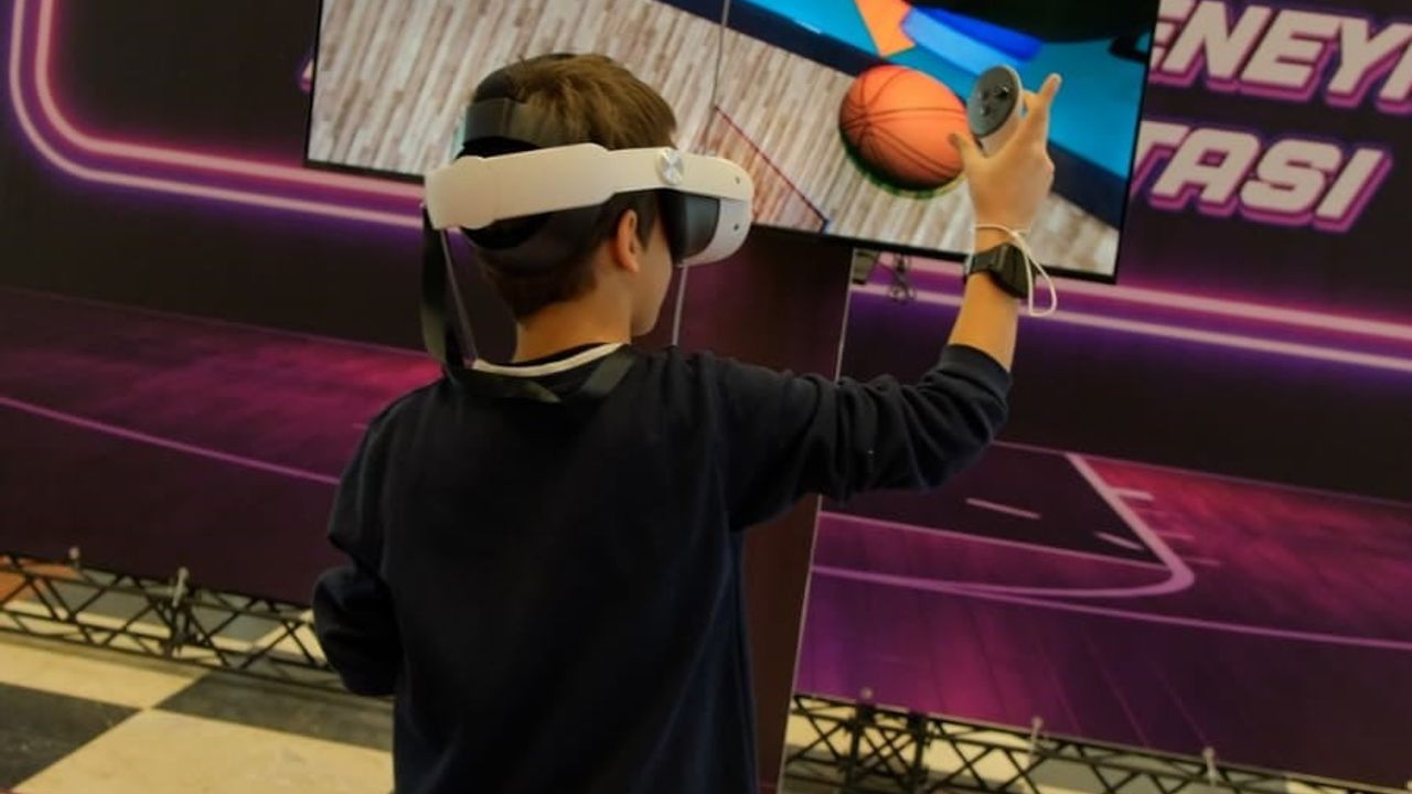 M1 Konya AVM'de VR Basketbol Etkinliği Yoğun İlgi Gördü