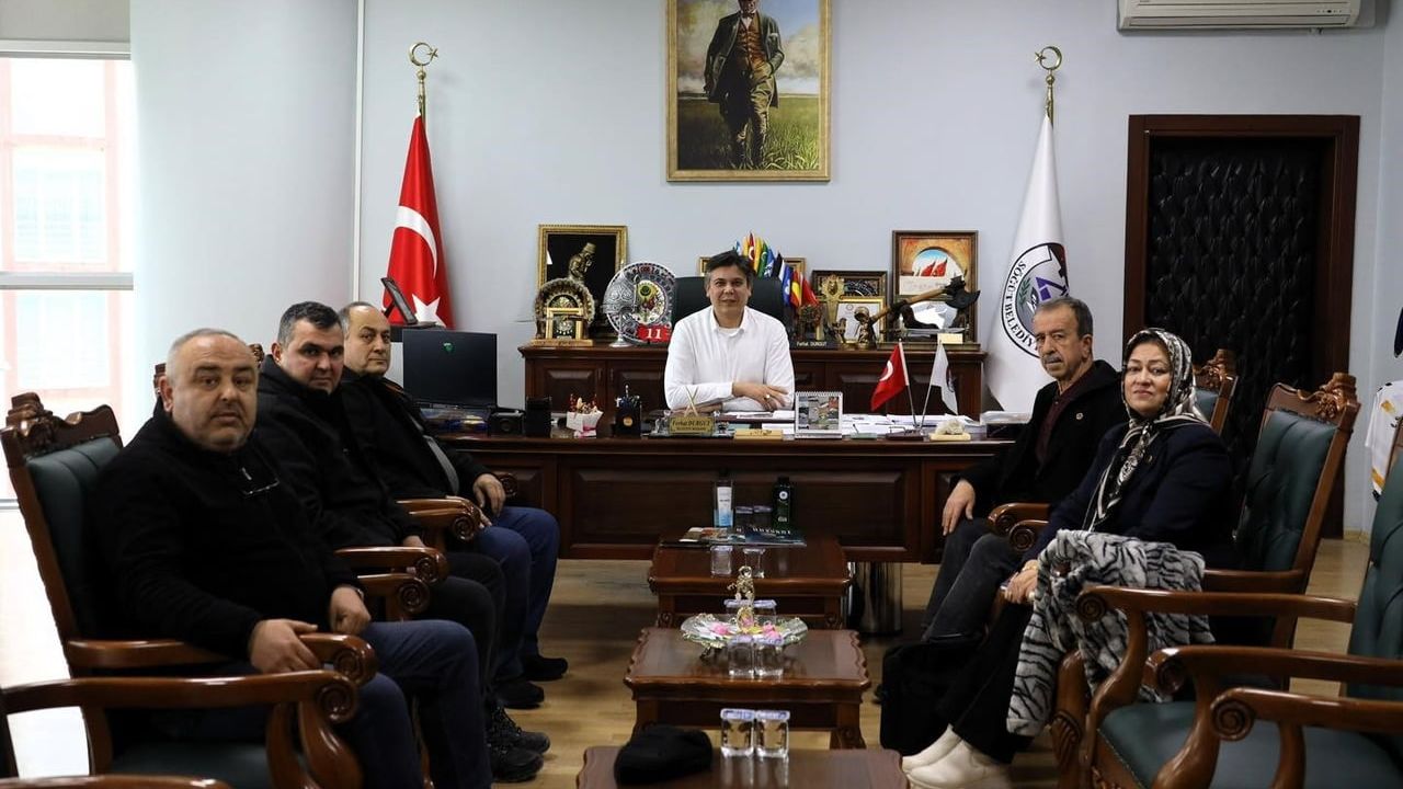 Mahalle Muhtarlarından Belediye Başkanı Durgut’a Ziyaret