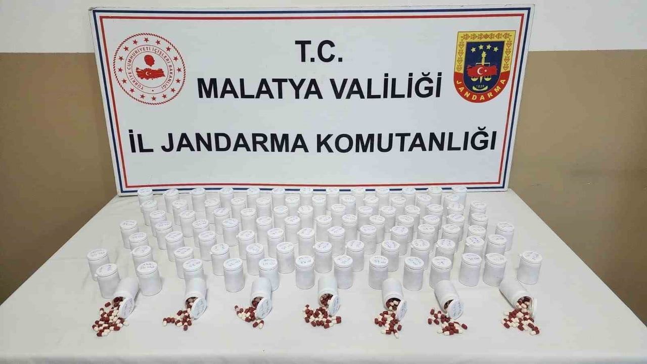 Malatya'da 5 Bin 561 Sentetik Hap Ele Geçirildi
