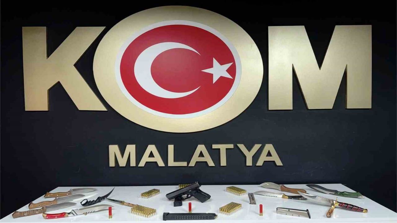 Malatya'da Kaçak Silah Operasyonu: 4 Gözaltı