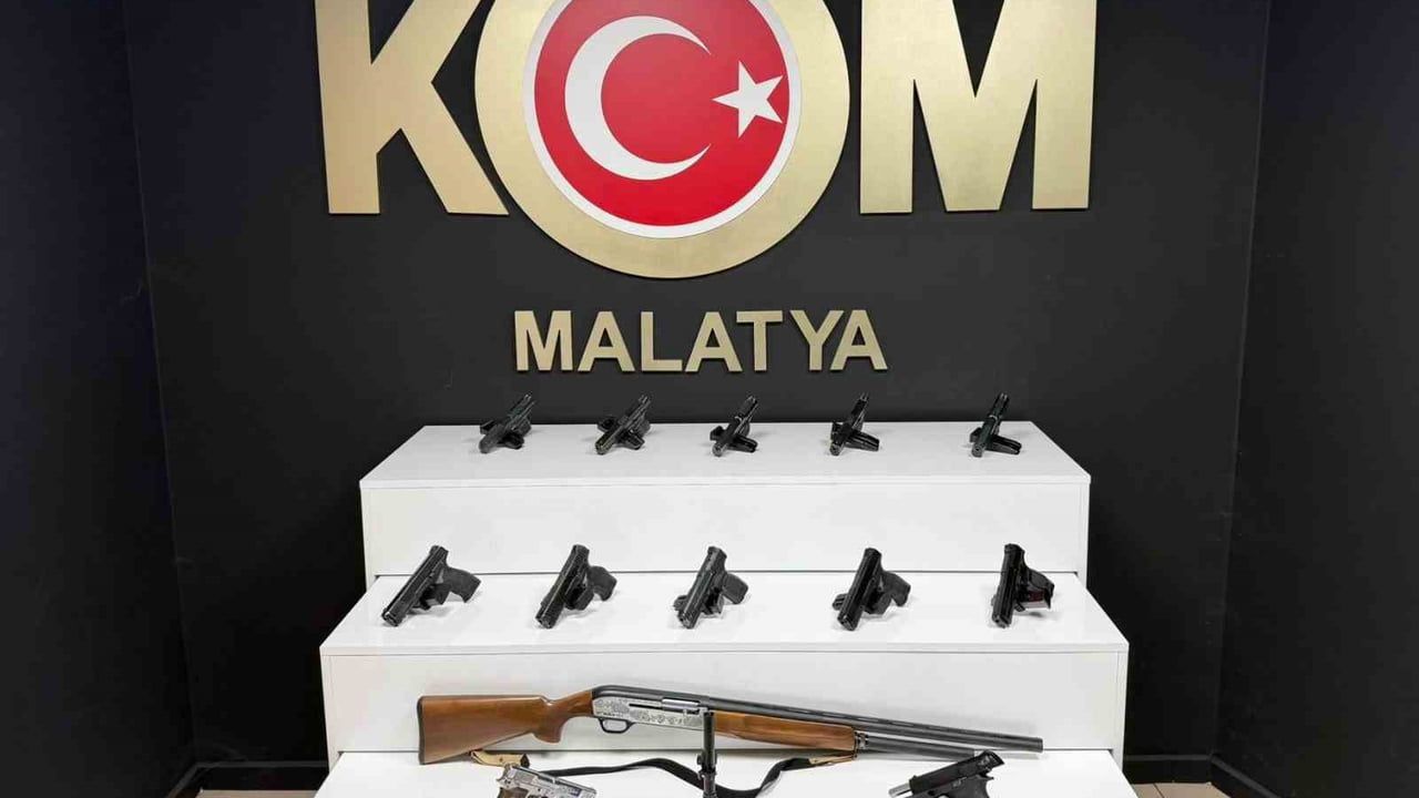 Malatya'da Ruhsatsız Silah Operasyonu Gerçekleştirildi