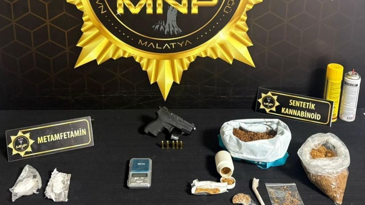 Malatya'da Uyuşturucu Operasyonu: 3 Tutuklama