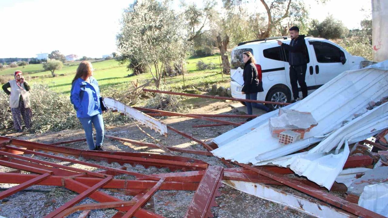 Manavgat’ta Hortum Zararları İçin Hasar Tespit Çalışmaları Başlatıldı