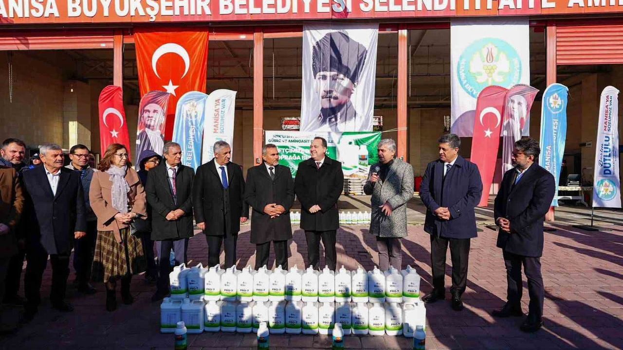 Manisa Büyükşehir Belediyesi Üreticilere Destek Vermeye Devam Ediyor